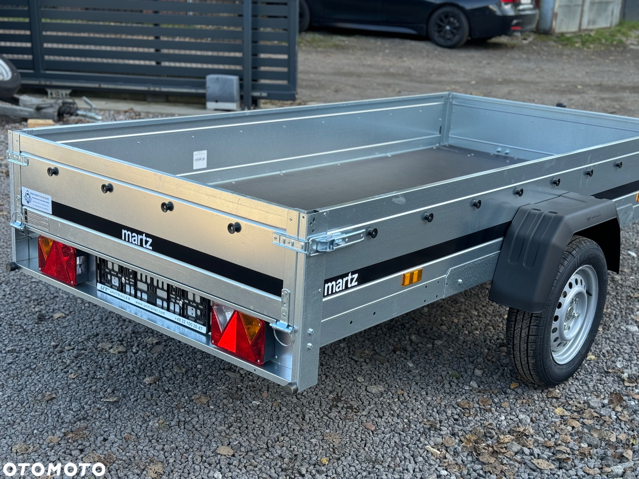 Martz Basic 264x126x30 WYPRZEDAŻ Przyczepka samochodowa Martz Basic pod płytę OSB - 3