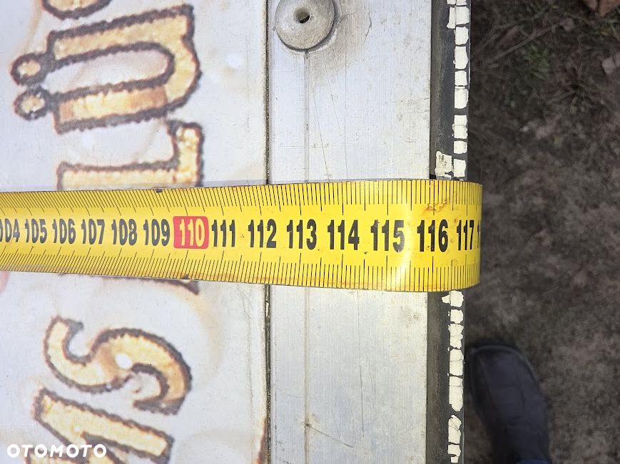BURTY ALUMINIOWE NIEMIECKIE dł. 7,3 m wys.1,15 m NADSTAWKI - 9