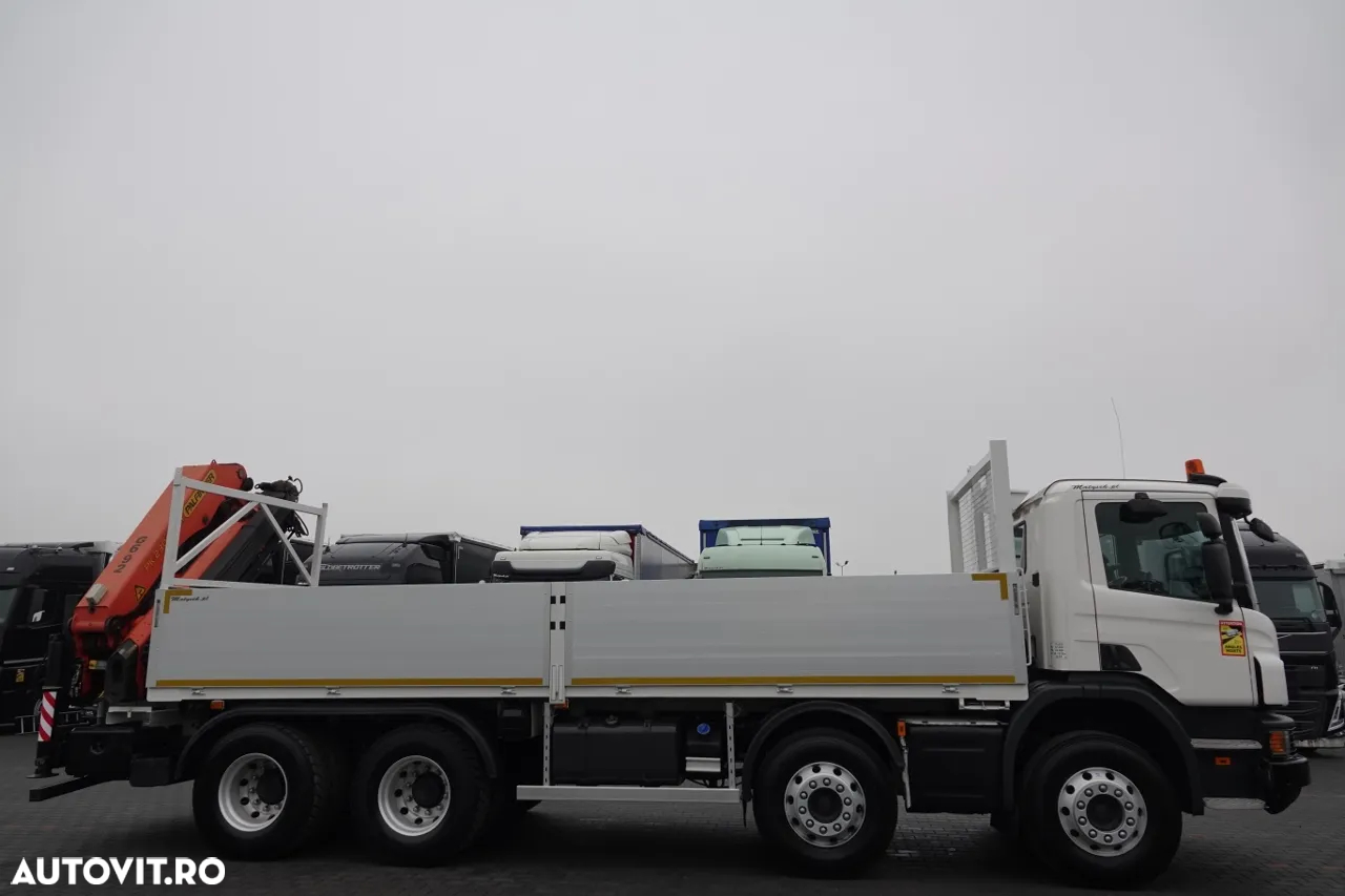Scania P 450 / 8x4 / HDS PALFINGER PK 23002 / CUTIE - 7 metri / EURO 6 / RADIO CONTROL - 14