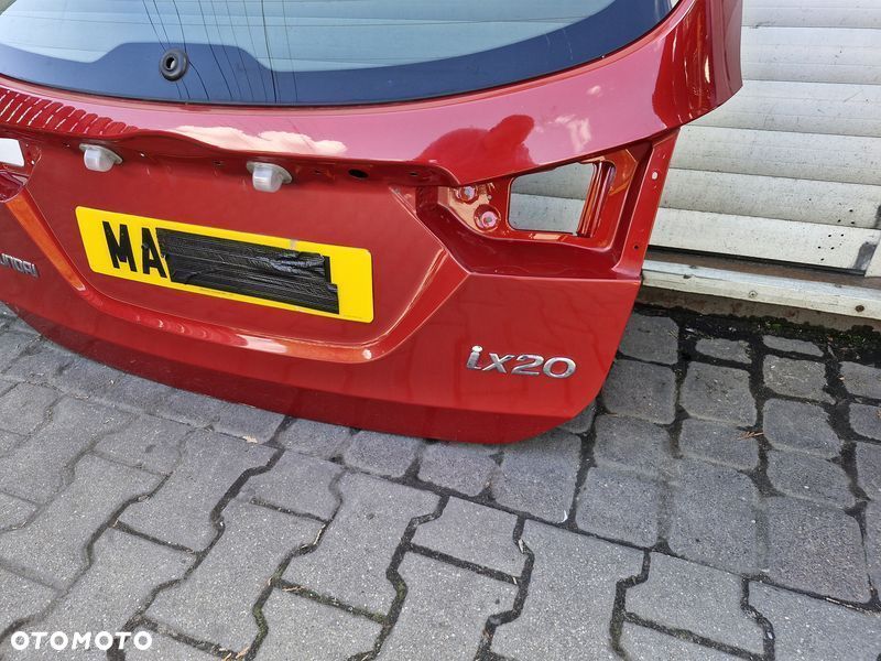 hyundai ix20 klapa bagażnika tył tylna wr3 - 6