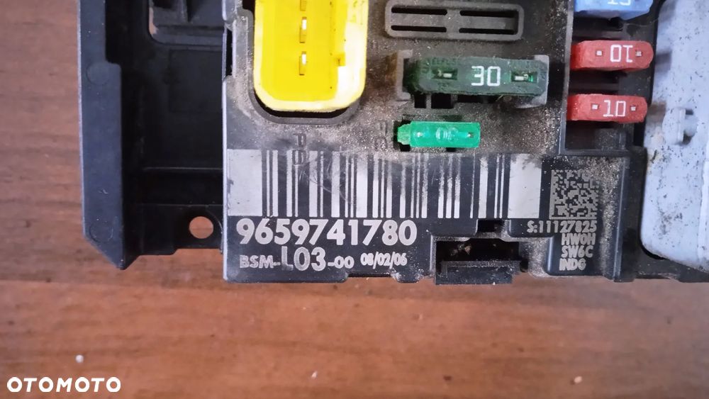 Moduł BSM Citroen C2 1.4 HDI 9659741780 - 2