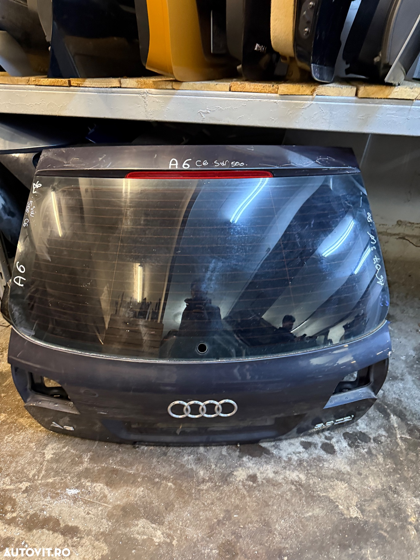 Haion complet AUDI A6 C6 4F combi an 2005-2011 cu luneta, stergator si ornamente - 3