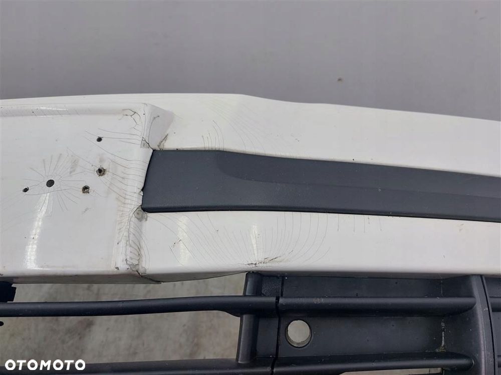 Zderzak przód przedni KRATKA Skoda Octavia II 04-13 BIAŁY 1Z0807221 - 10