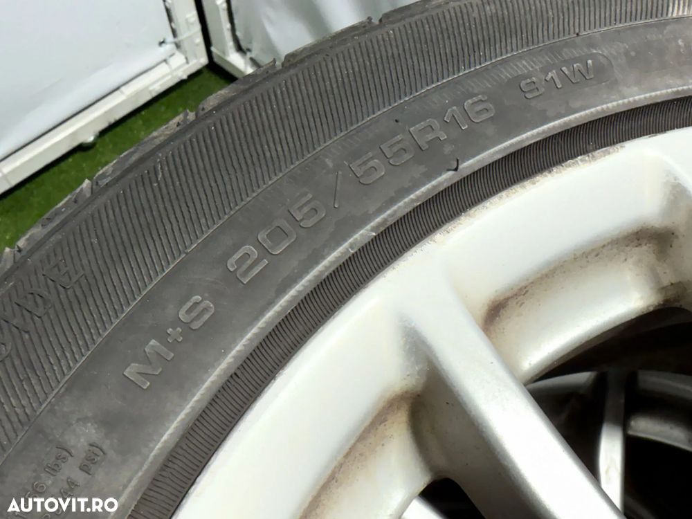 JANTE BMW R16 / 5x120 / F20 F21 118D / M+S 205/55 R16 91W / BE5 0122 / 7JX16H2 IS40 + CAUCIUCURI (X4) - 5
