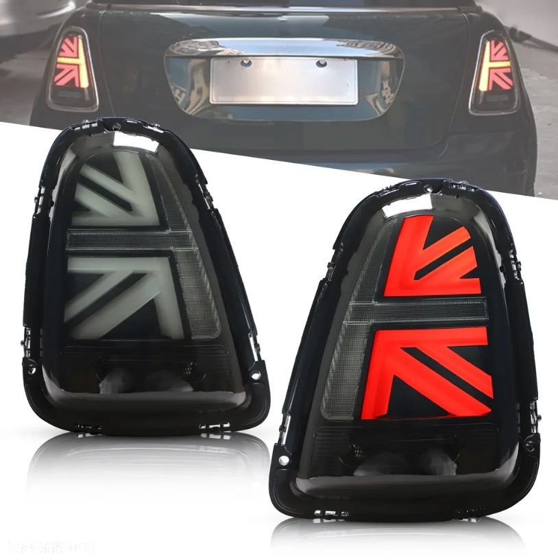 lampy tyl kpl vland full led smoke union tuning mini cooper r56 r57 r58 r59 - 3