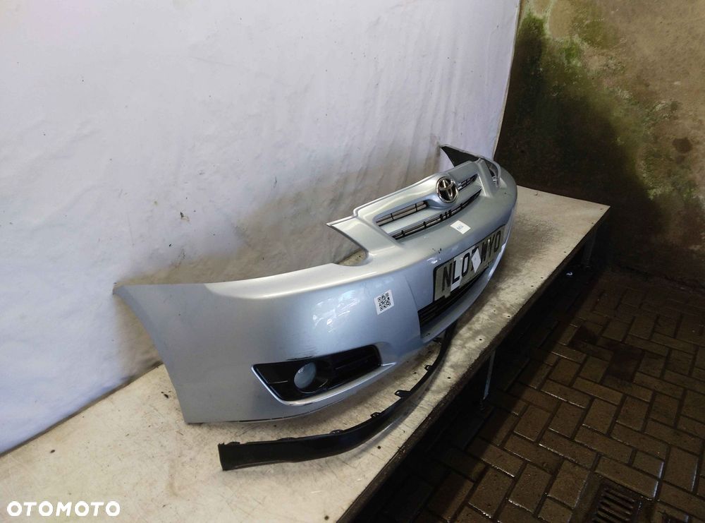 ^ ZDERZAK PRZÓD PRZEDNI DO TOYOTA COROLLA E12 LIFT FL 8Q3 BŁĘKITNY HALOGENY - 3