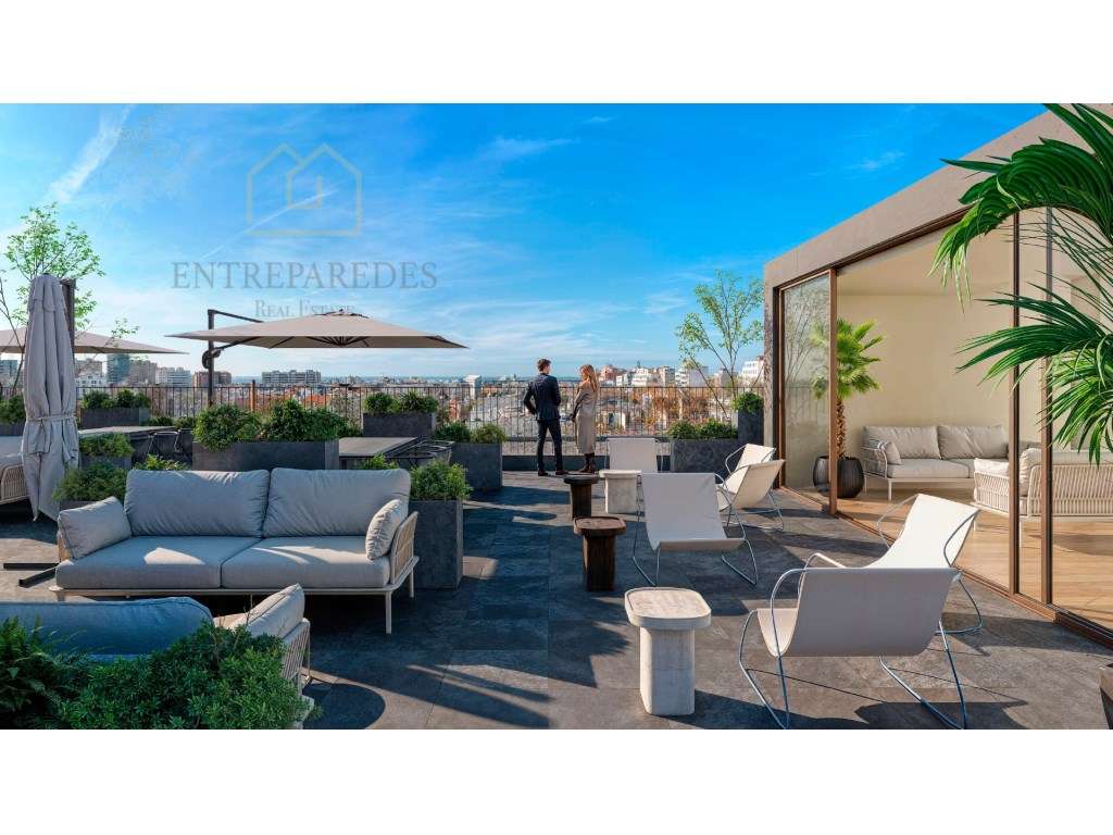 Apartamento T4 com varanda para comprar em Matosinhos Sul - Porto -... - Grande imagem: 2/19