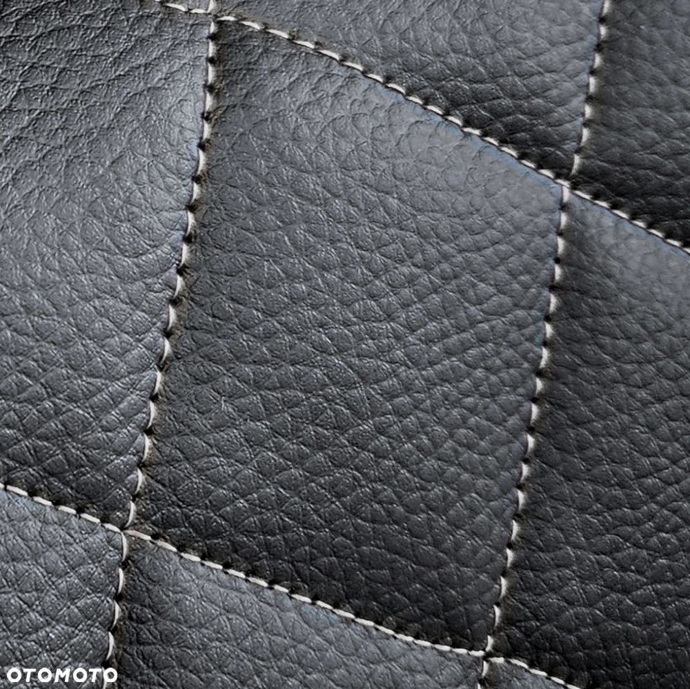 Koszulki pokrowce samochodowe na przednie fotele uniwersalne skórzane pikowane - 10