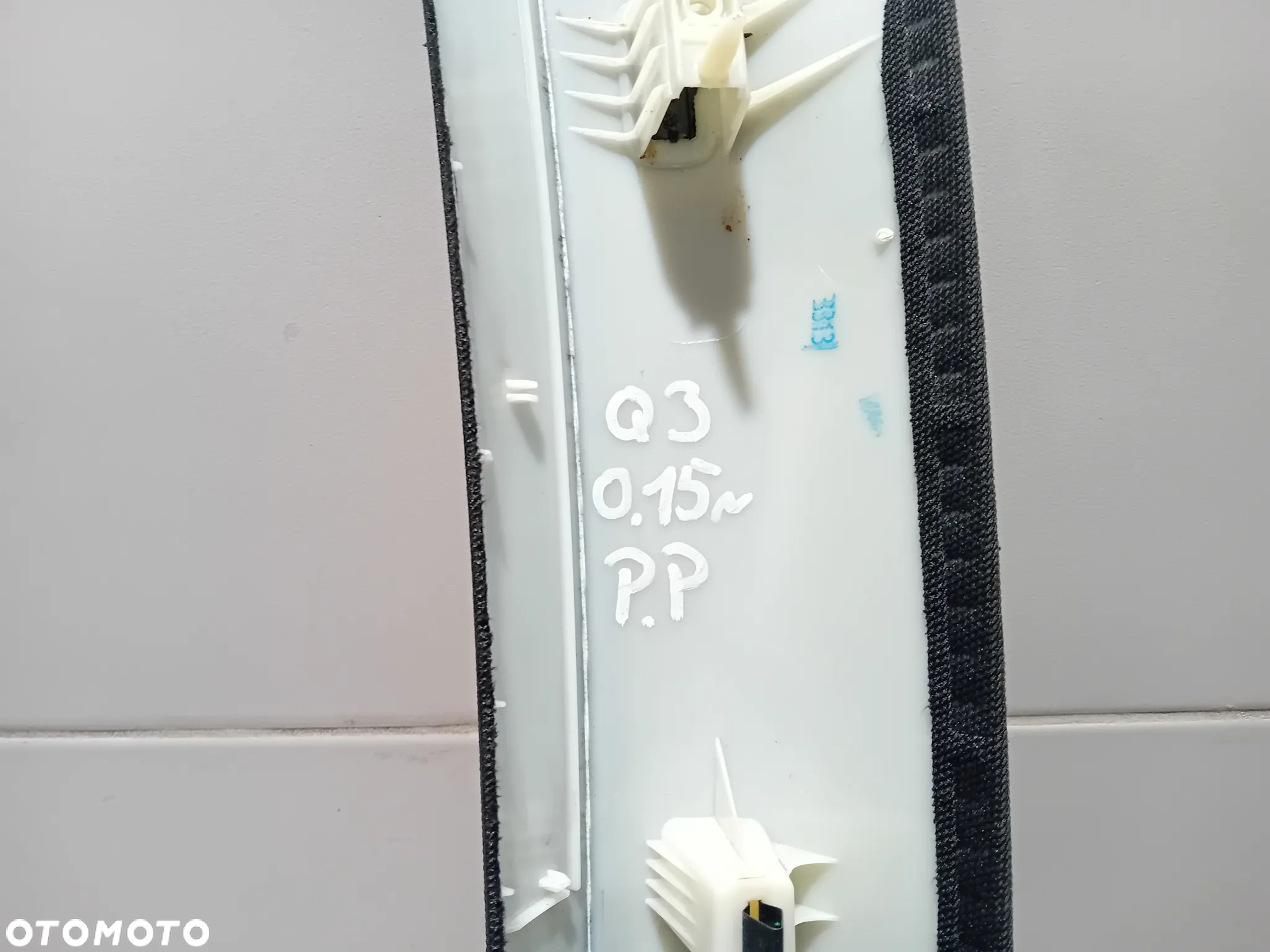 osłona słupka prawa szyby przedniej kolor czarny Audi Q3 2015 8U0867234F - 4