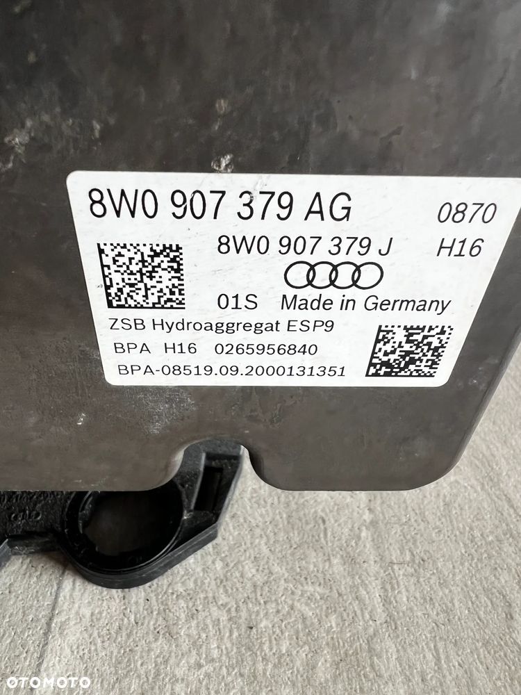 A5 8W LIFT POMPA HAMULCOWA ABS STEROWNIK 8W0907379AG 8W0614517AK A4 B9 8W - 3