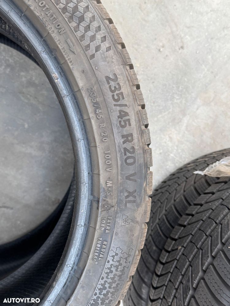 Vând 4 anvelope 235/45/20 Continental de iarnă ca noi - 5