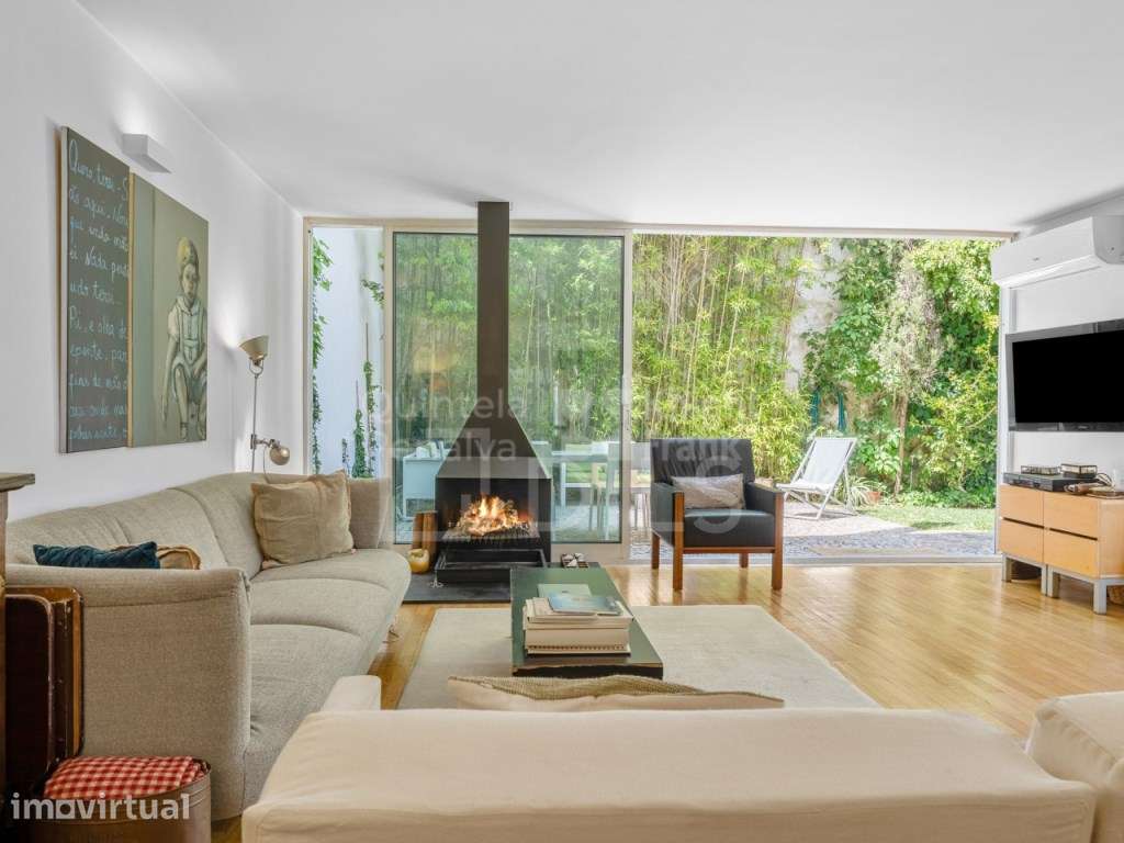 Moradia T4 Triplex na Lapa, Lisboa, com jardim privativo e garagem - Grande imagem: 5/15