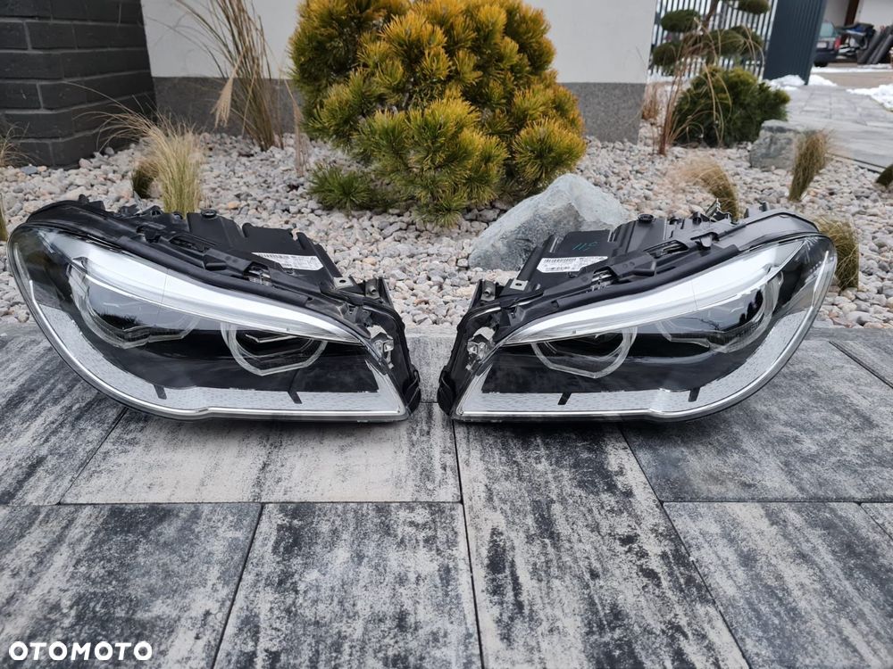 bmw 5 m5 f10 f11 lift lci lampy przód full led adaptive 7352481-08 7424146-01 - 16