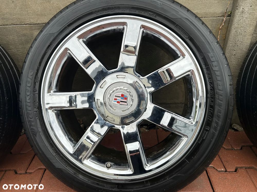 CADILLAC ESCALADE III 6,2 V8 2006-2014 FELGI ALUMINIOWE ALUFELGI 22" CHROM CHROMOWANE KOŁA LETNIE 285/45R22 - 6