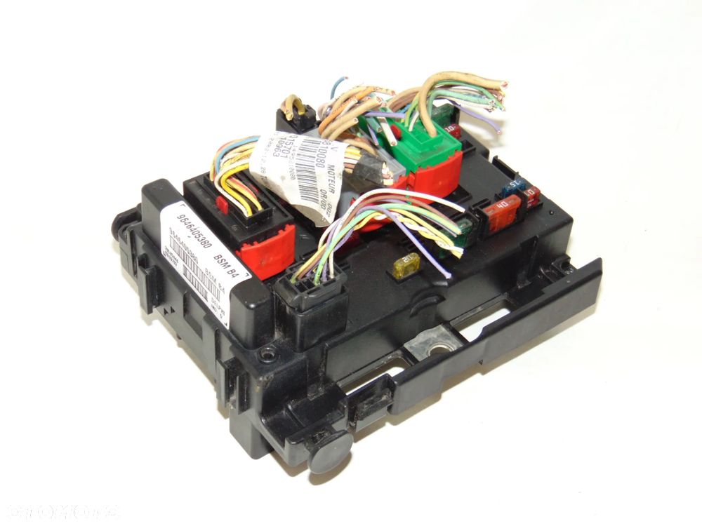 Moduł sterownik BSM skrzynka puszka bezpieczników 9646405380 Citroen C2 C3 C5 Berlingo I Xsara Picasso Peugeot 206 307 Partner - 1