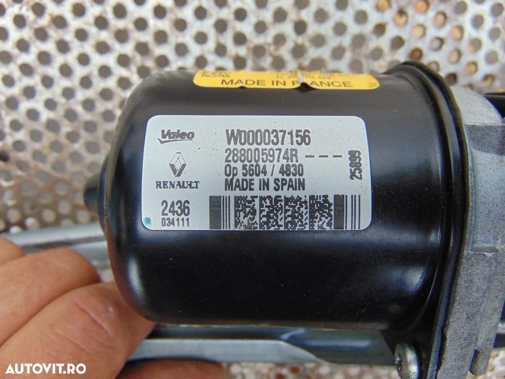 Motoras stergatoare renault Megane 4 an 2015-2024 cod w000071350 ansamblu stergatoare fata motoras - 4