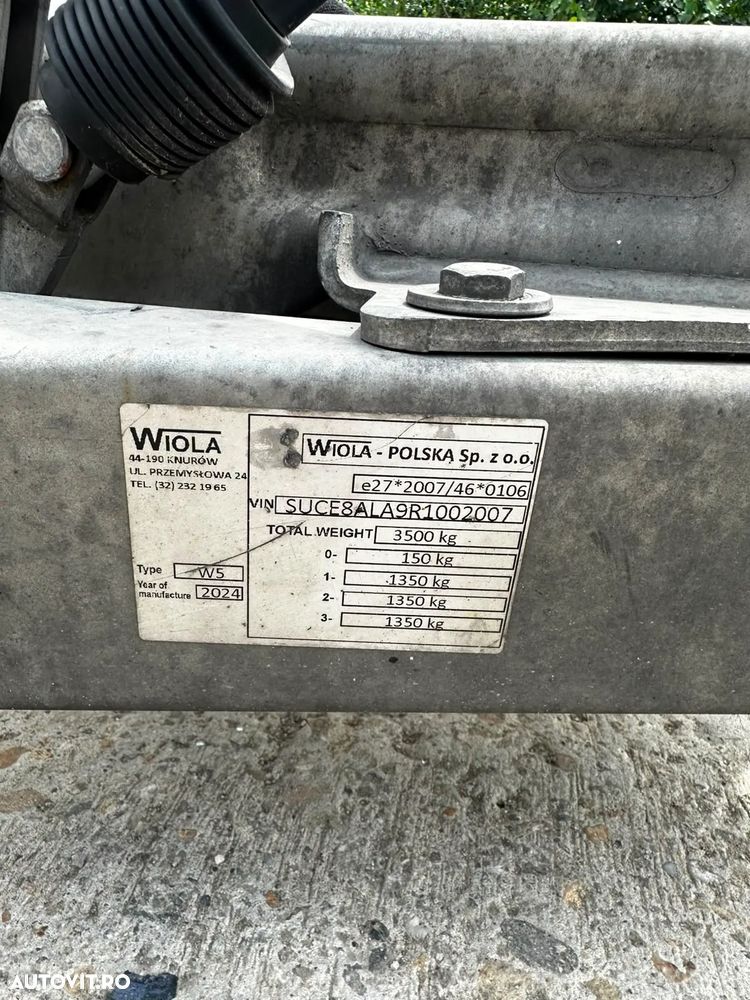 Wiola platforma 8.5m 2024 - 2