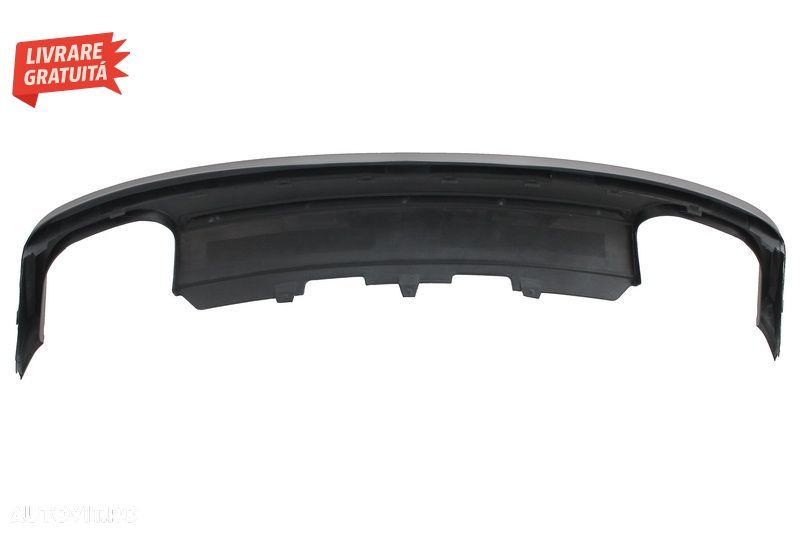 Difuzor Bara Spate cu Ornamente Evacuare Audi A5 8T 2 Usi (2012-2016) S5 Design- livrare gratuita - 6