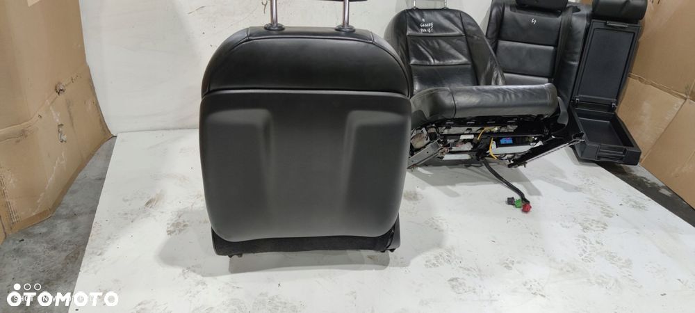 FOTEL FOTELE KOMPLET AUDI A6 C6 SKÓRA FULL *4* - 15