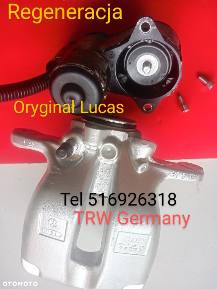 ZACISK HAMULCOWY VW PASSAT B5 B6 B7 B8 CC TIGUAN SHARAN ARTEON ALHAMBRA GOLF VII AUDI A6C6 C5 C7 A4 B8 A8 D3 D4,Q3,Q5,A5,MAZDA CX5 CX7 CX9 MAZDA 6, VOLVO S60 V60 XC60 XC70 V70 S80 HYUNDAI i40,i30,KONA TUCSON KIA SPORTAGE CEED, PROCEED OPTIMA LANCIA THESIS FORD MONDEO MK4,MK5,V, FUSION GALAXY S-MAX KUGA 2 ,3 ESPACE ,EDGE,BENTLEY CONTINENTAL RENAULT SCENIC III MEGANE III TALISMAN SKODA Octavia III Superb III QUAD CF MOTO LIGIER X Too NOVA MICROCAR MC1 MC2 Cargo,IVECO Daily  BMW 5 Mercedes - 5