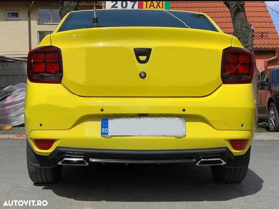 Ornament Difuzor pentru bara spate adaptabil pentru Dacia Logan 2 - 1