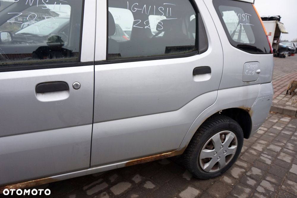 DRZWI TYLNE LEWE IGNIS II Z2S  SREBRNY SUZUKI 2003-2011 - 2