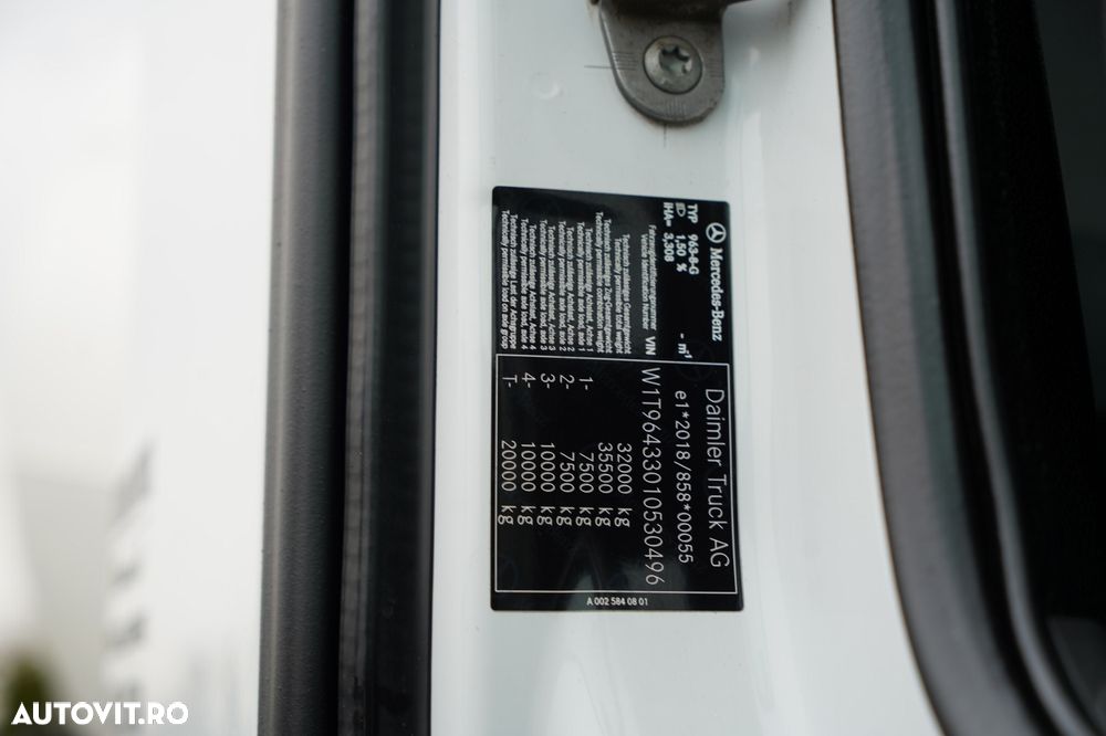 Mercedes-Benz AROCS 3240 / 9M3 BETONIERĂ / 8x4 / BETONIERĂ / AUTOMATĂ / CAMERĂ / JANTE DIN ALIAJ / - 37