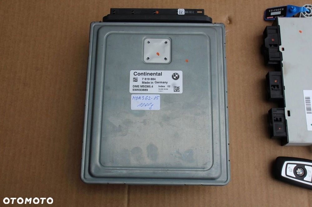 Zestaw startowy silnika BMW N63B44A N63 4.4 V8 TURBO 408KM 7619884 F01 F02 - 3