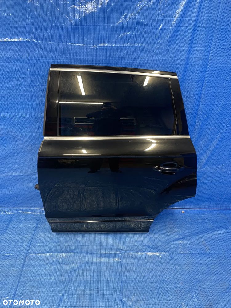 AUDI Q7 4L DRZWI LEWE LEWY TYŁ TYLNE LZ9Y CZARNE KOMPLETNE - 6