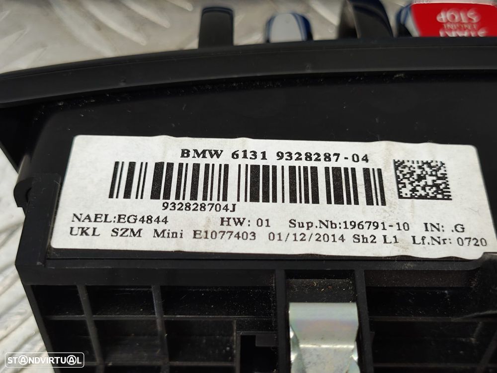 .Interruptor Swith Comando Comutador Botão Módulo Star Top Mini Cooper F56 F56 F57 Original - 7