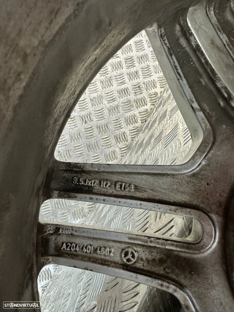 .Conjunto Jantes 17 AMG Originais Mercedes Benz 5x112 7.5J 8.5J ET47 ET58 - 7