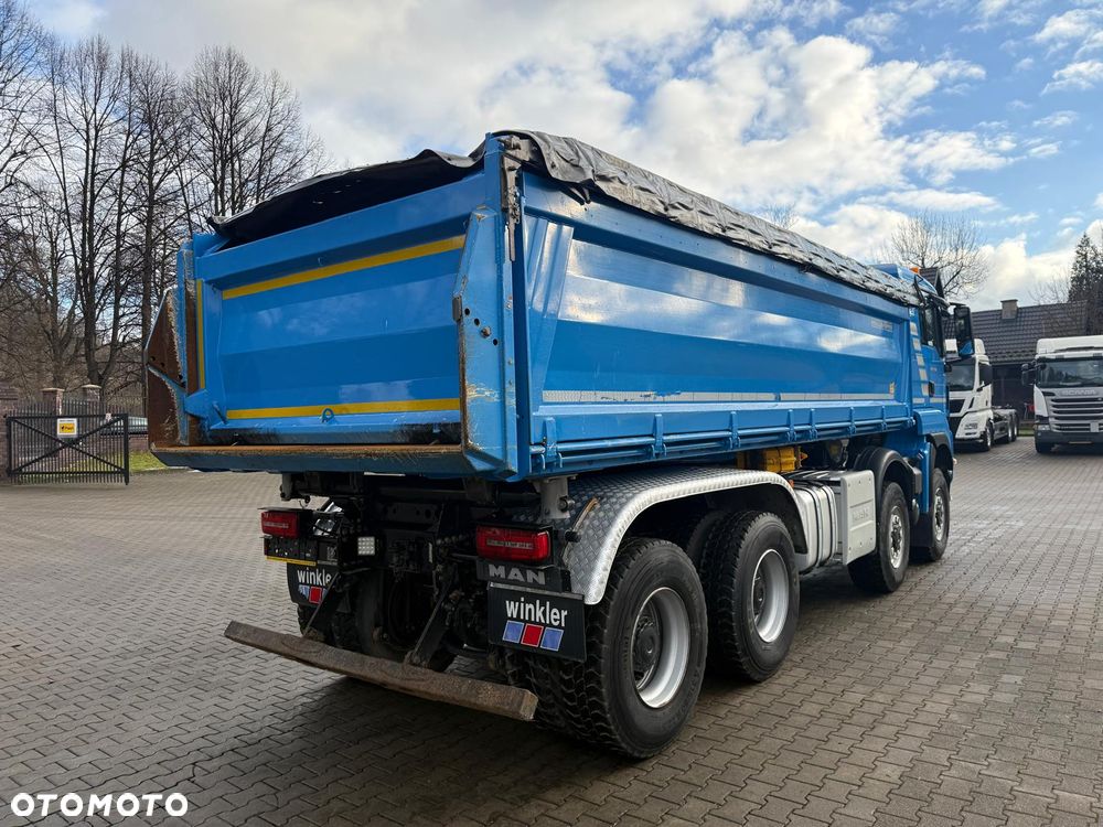 MAN 35.500 TGS wywrotka 8x6, 3-str. MEILLER, BORDMATIC, 283 t.km., TOP! - 5