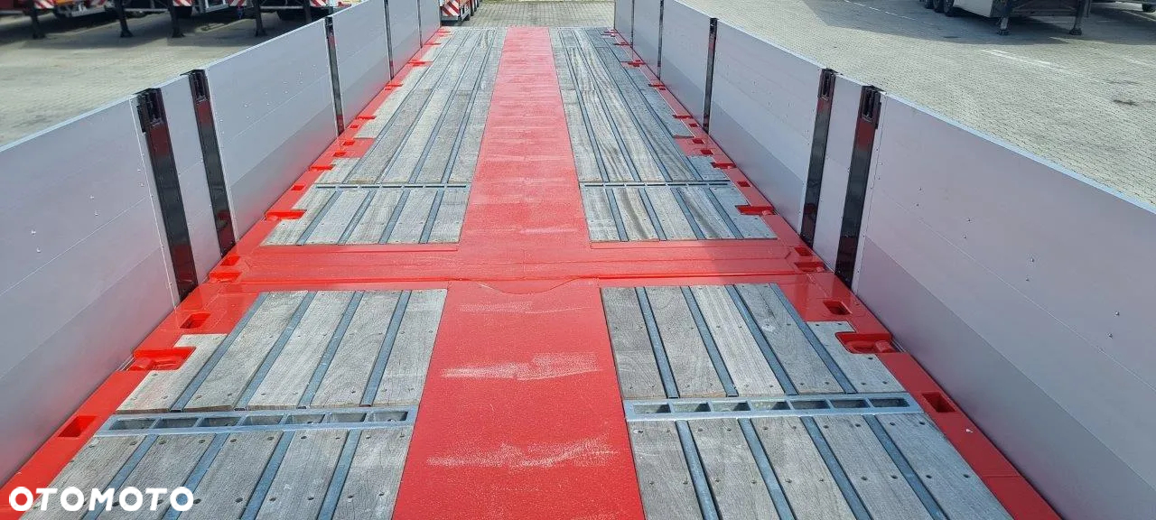 Kassbohrer Kaessbohrer naczepa platforma rozciągana, burty aluminiowe - 16