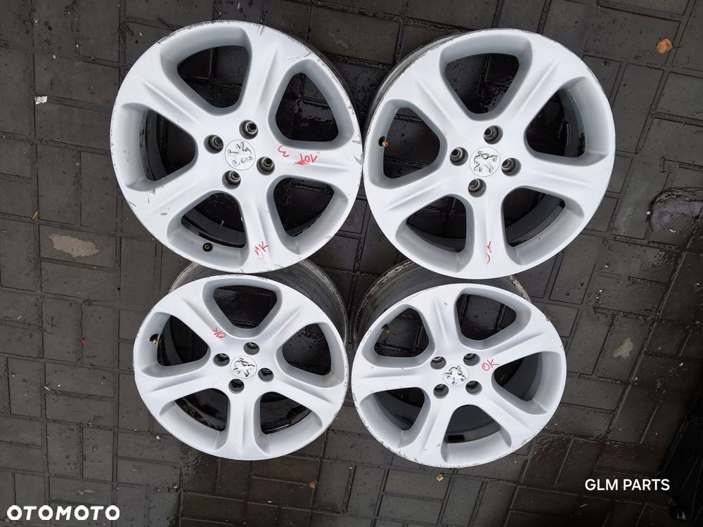 peugeot 308 i 3008 felgi aluminiowe 18" 9685121480 7,5j et29 4x108 - 1