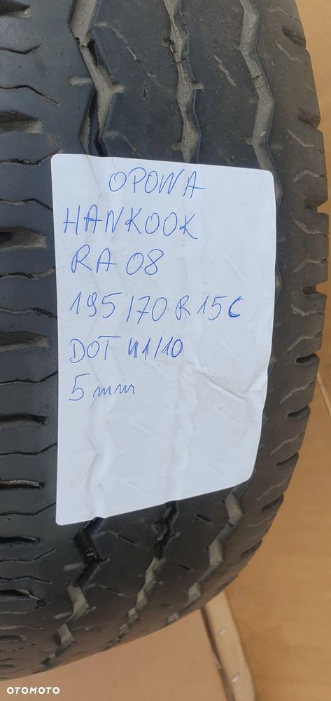 Opona Hankook RA08 195/70 R15C 4110 5mm - 9