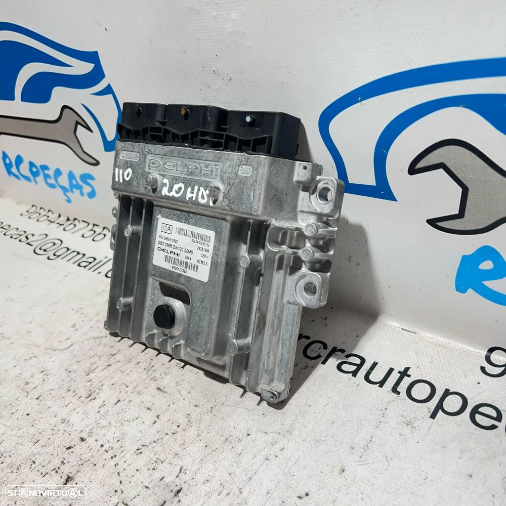 .Centralina Original Motor Delphi PSA Peugeot Citroen DS 9806127380 / 28381996 / 9666912580 - 5