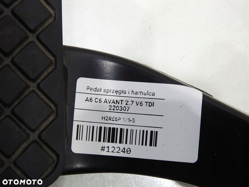 PEDAŁ HAMULCA AUTOMAT AUDI A6 C6 2.7 V6 TDI - 8