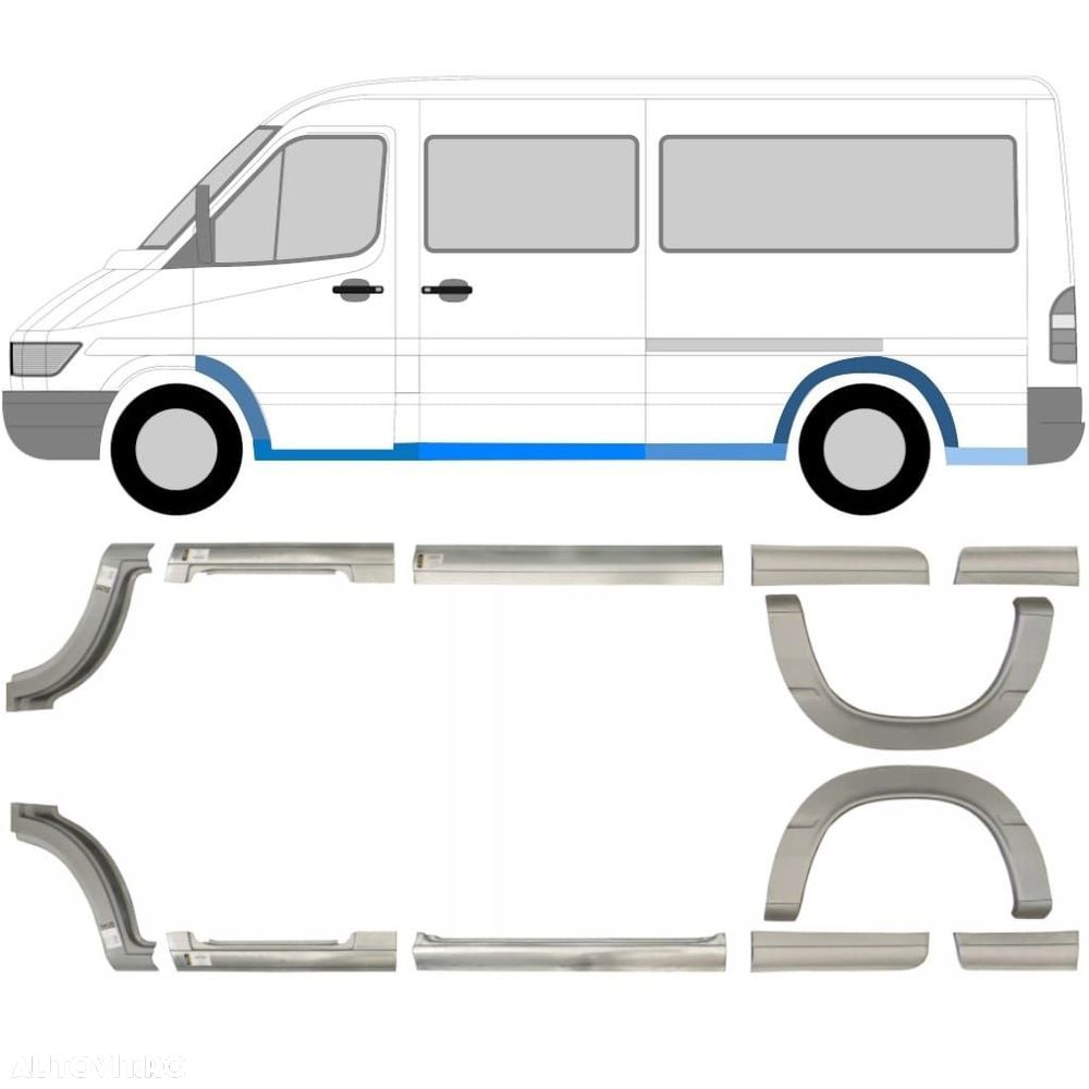Prag mercedes sprinter vw lt table reparatie caroserie orice tabla - 1