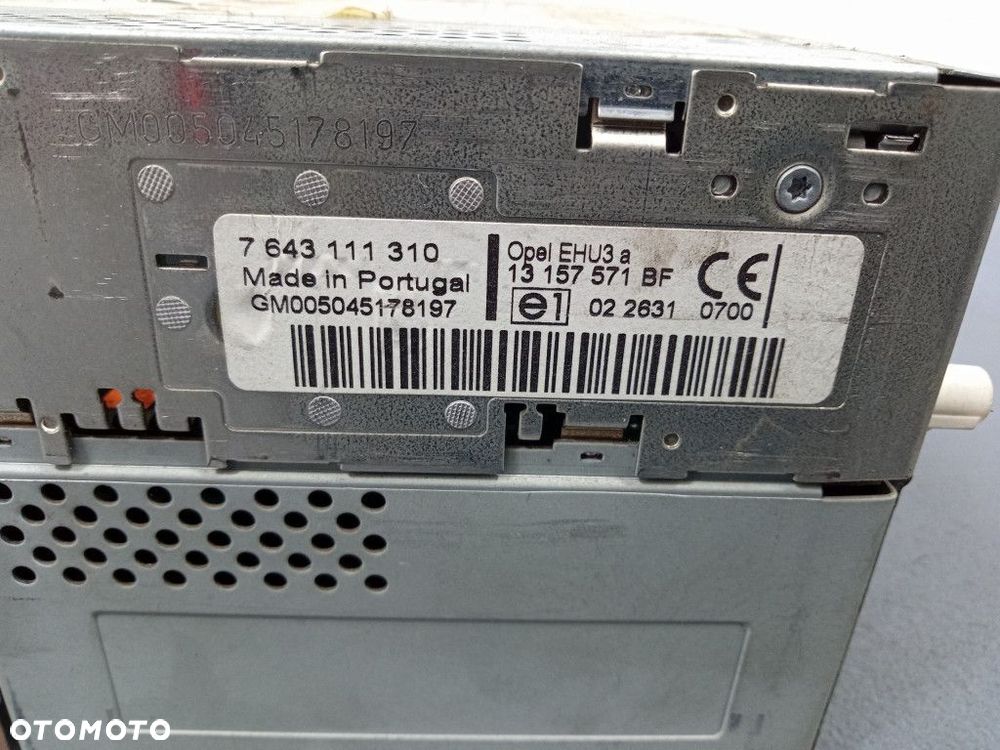 ASTRA III H RADIO FABRYCZNE OEM CD50 13157571 - 7
