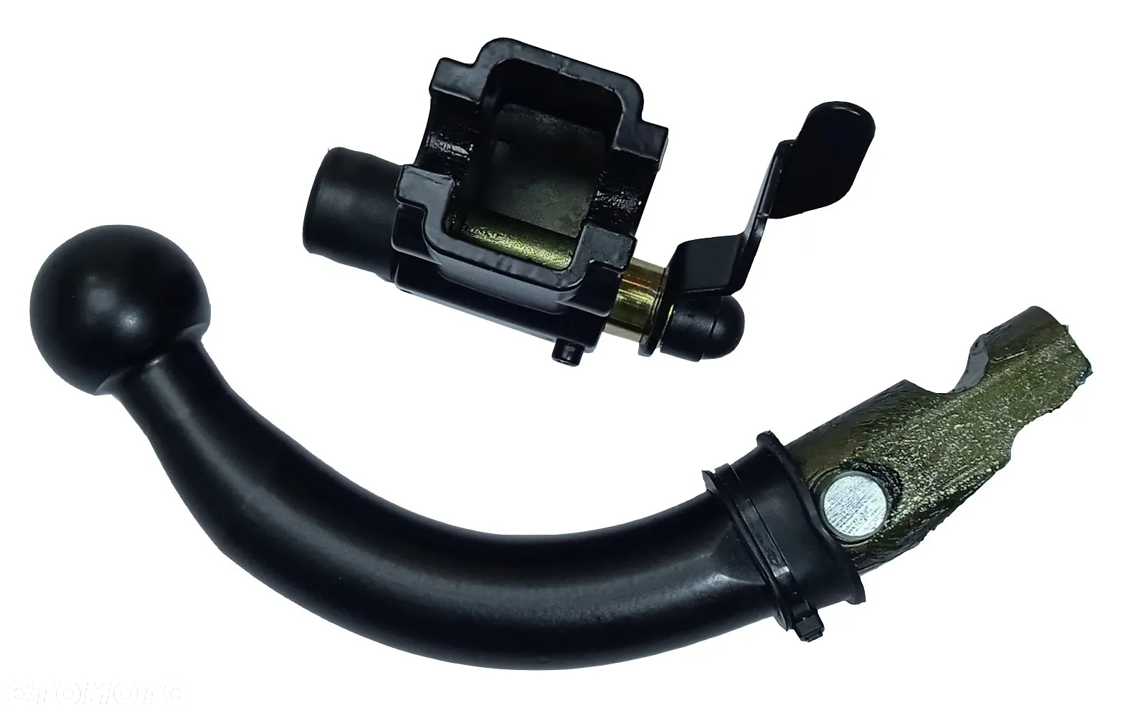 ZAPINANY AUTOMAT HAK HOLOWNICZY Z KULA WYPINANA POZIOMO+OSŁONKI do FIAT PANDA 2 II 2003do2012 5drzw - 6