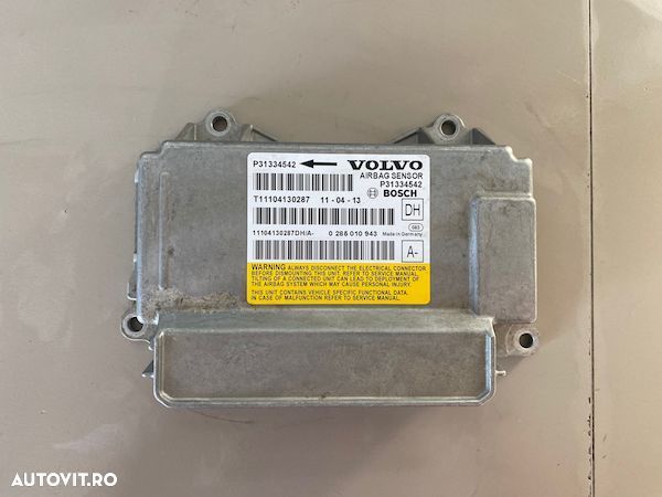 Calculator airbag SRS VOLVO XC60-XC70-V70-S80 31334542 - 1