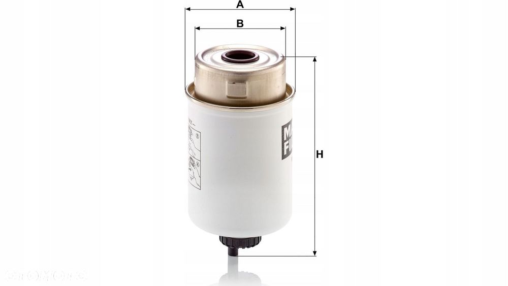 mann-filter filtr paliwa liebherr - 2