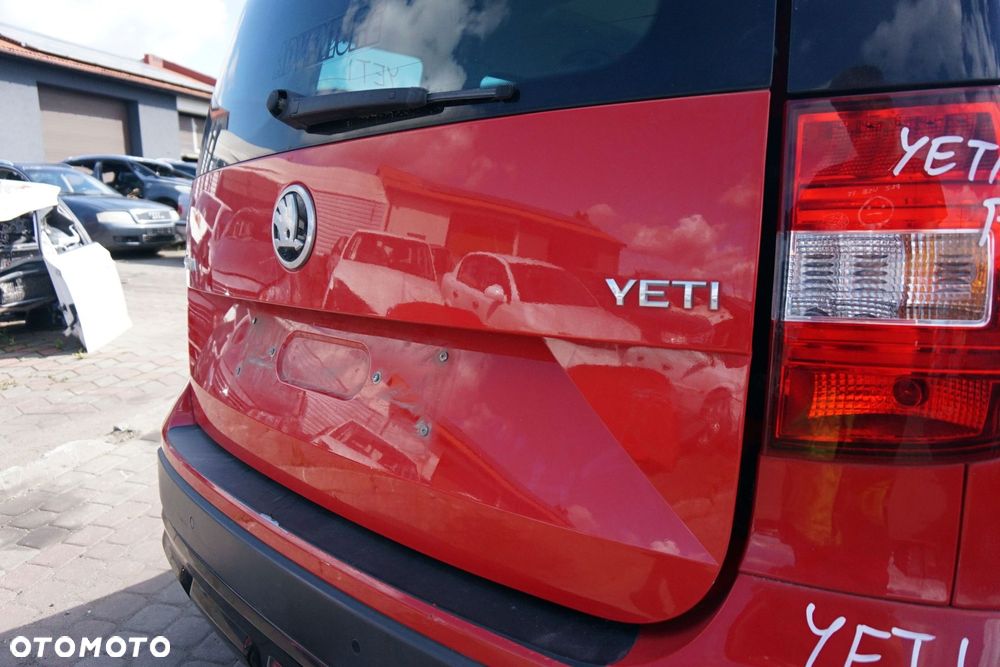 KLAPA BAGAŻNIKA TYLNA YETI LIFT LF3K  CZERWONY SKODA 2012-2017 - 3