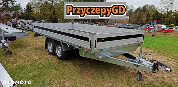 Brenderup PRZYCZEPA 5420 3500KG 417x204x34 cm MOCNA, OTWIERANE BURTY WSZYSTKIE