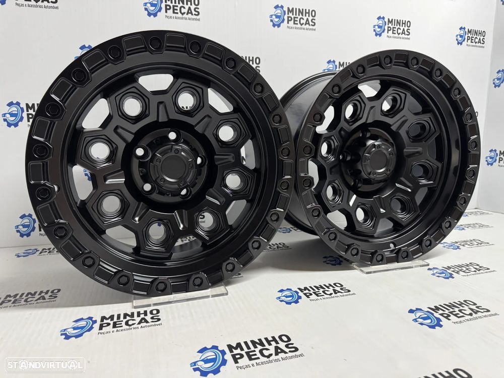 Jantes Look 4x4 em 17 (5x127) Preto Matt - 3