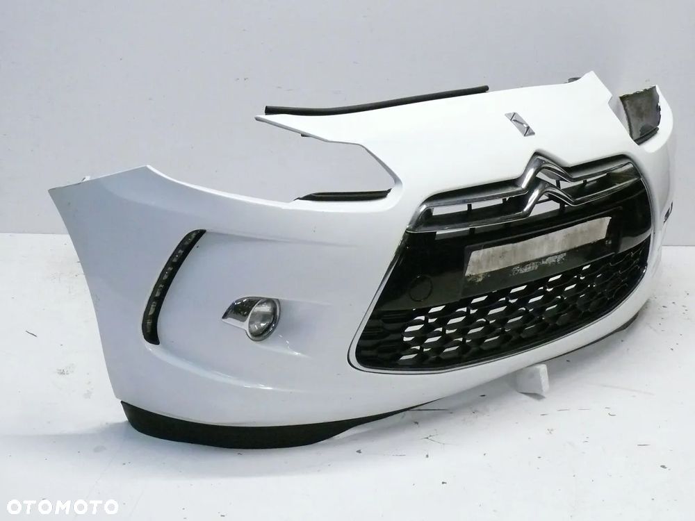 ZDERZAK PRZEDNI CITROEN DS3 2011 2015 GRILL HALOGENY LEDY - 3