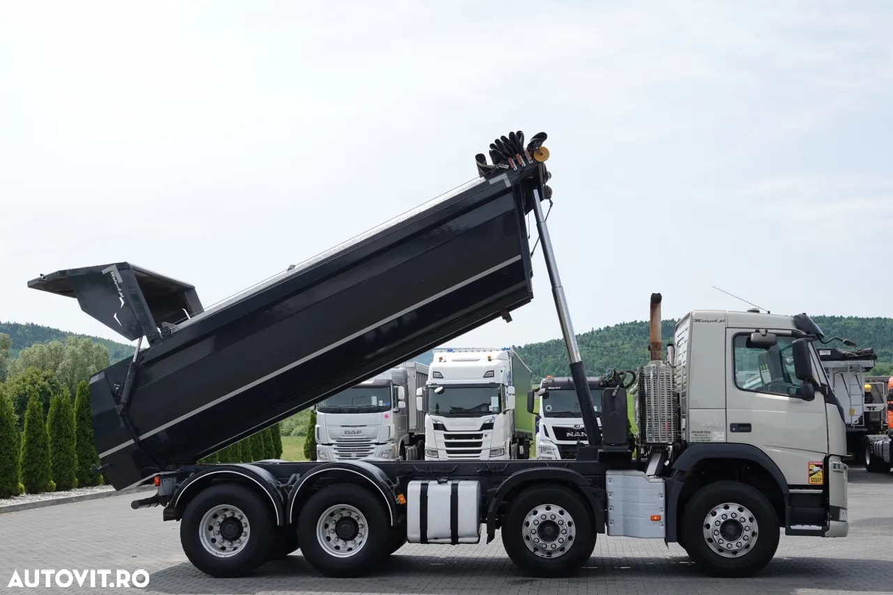Volvo FM 450 / 8x4 / BASCULATOR SPATE / HIDROCLAPS / EURO 6 / IMPORTAT - 10