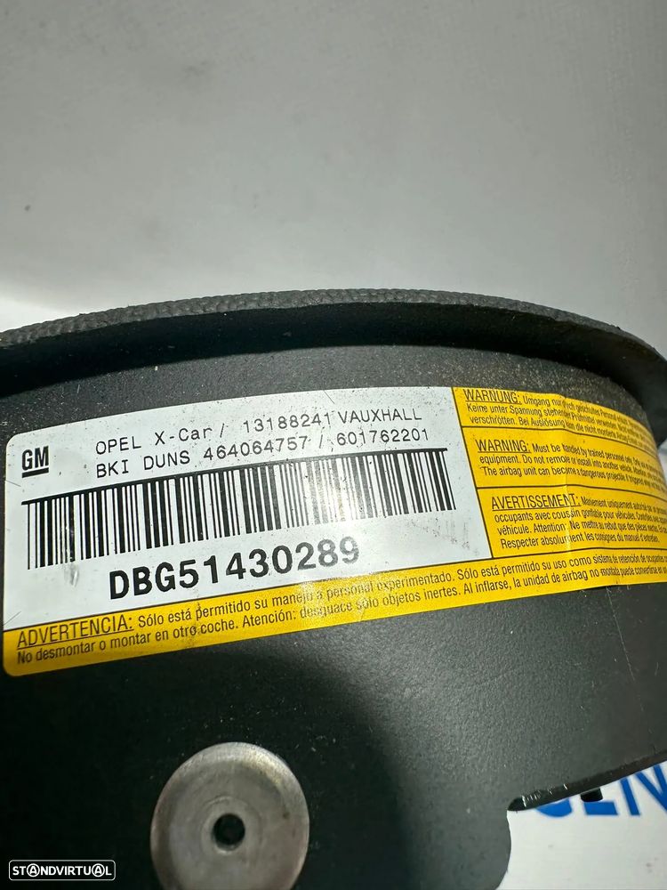 .Airbag Volante Guiador Original GM Opel 13188241 2000 - 2010 - 8