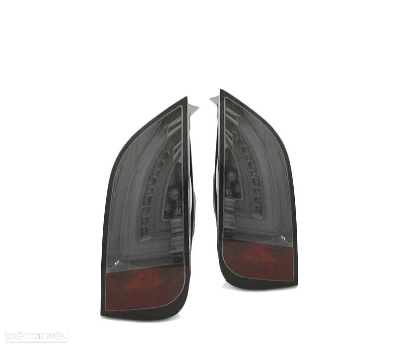 FAROLINS TRASEIROS LED VOLKSWAGEN VW UP! 11- PARA SKODA CITIGO 11- SMOKED FUMADOS ESCURECIDOS - 2