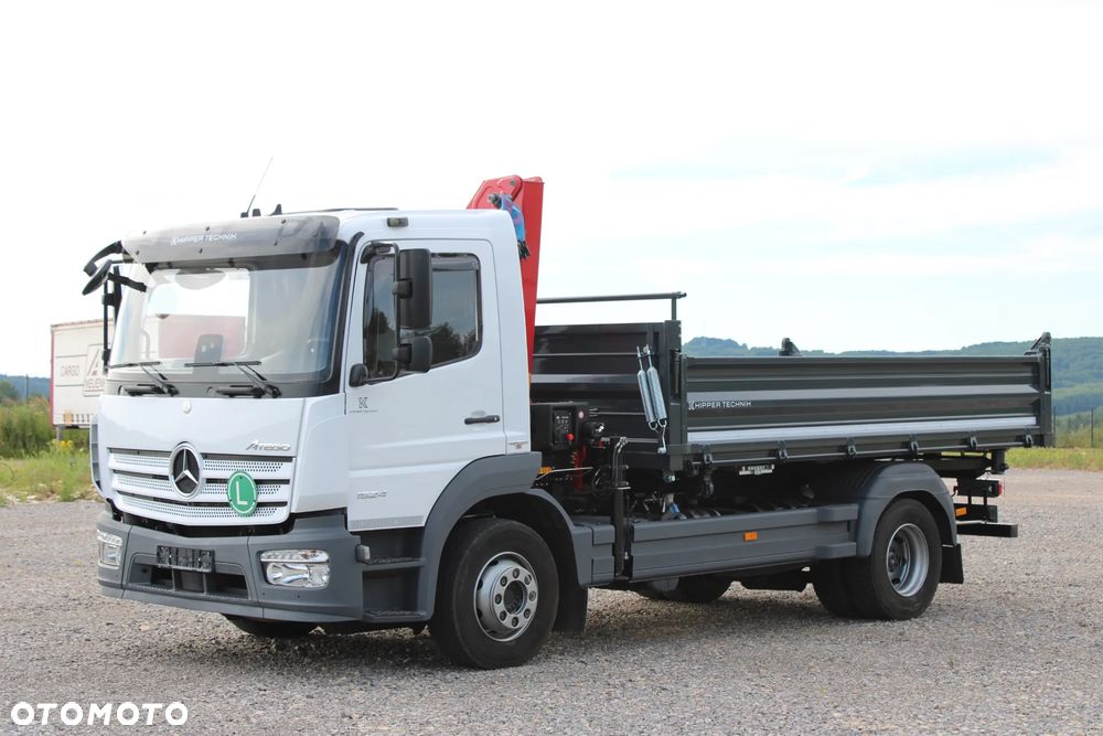 Mercedes-Benz Atego 1524 Nowy 3-stronny Wywrot Kiper Wywrotka Nowy żuraw HDS HMF 810 K2 Fassi Palfinger Hiab DN HC TGL TGM Midlum Eurocargo LF FL - 18